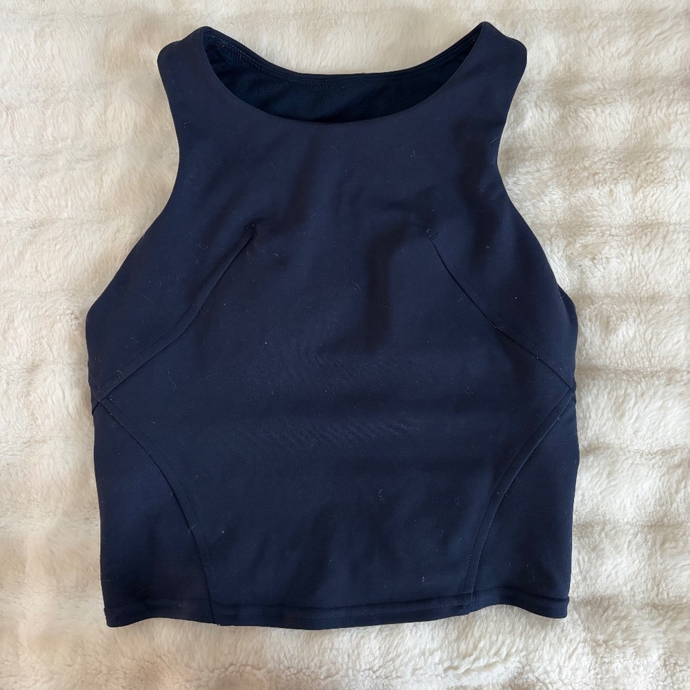 Wunder Train Racerback Tank navy